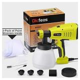 Dicfeos Paint Sprayer, 700W High Power HVLP Home Spray Gun with 1300ml Container
