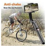 Gimbal Stabilizer for Smartphone with Extendable Bluetooth Selfie Stick and Tripod, 1-Axis Multifunction Remote 360Â°Automatic Rotation, Auto Balance iPhone/Android