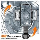 Gimbal Stabilizer for Smartphone with Extendable Bluetooth Selfie Stick and Tripod, 1-Axis Multifunction Remote 360Â°Automatic Rotation, Auto Balance iPhone/Android