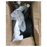 Medline Steel 3-in-1 Bedside Toilet Commode with Microban, 350lb Weight Capacity, Gray