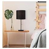 Kenroy Home 32714BL-BLK Table Tom Accent Lamps, Small, Black