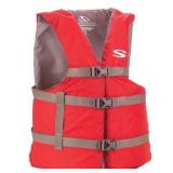 COLEMAN Stearns Adult Classic Series Universal Life Jacket Flotation Vest - Red
