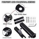 Golf Cart Trailer Hitch Fit for Backseat FOOTREST - Club CAR, EZGO, Yamaha by ELITEWILL