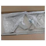 chairus PU Leather Upholstered Storage Entryway Bench, 36 inch Bedroom Bench Seat with X-Shaped Wood Legs for Living Room, Foyer or Hallway - Gray