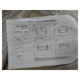 chairus PU Leather Upholstered Storage Entryway Bench, 36 inch Bedroom Bench Seat with X-Shaped Wood Legs for Living Room, Foyer or Hallway - Gray