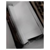 VIVOHOME Sofa Side Table 360Â° Rotating Mobile Table Laptop Table with 2 Tiers Storage Shelves 6 Universal Casters for Home Office