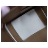 VIVOHOME Sofa Side Table 360Â° Rotating Mobile Table Laptop Table with 2 Tiers Storage Shelves 6 Universal Casters for Home Office