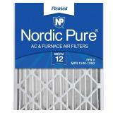 20x25x4 (3 5/8) Pleated Air Filters MERV 12 Qty 2