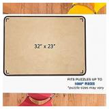 1000 Piece Jigsaw Puzzle Board with Cover - 23" x 32", Non-Slip Flannelette Surface, Easy to Move - Portable Puzzle Board for Adults