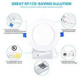 Ensenior 4 Pack 6 Inch Ultra-Thin LED Recessed Ceiling Light with Junction Box, 3500K Neutral White, 12W 110W Eqv, Dimmable Can-Killer Downlight, 1050LM High Brightness - ETL and Energy Star Certified