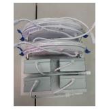 Ensenior 4 Pack 6 Inch Ultra-Thin LED Recessed Ceiling Light with Junction Box, 3500K Neutral White, 12W 110W Eqv, Dimmable Can-Killer Downlight, 1050LM High Brightness - ETL and Energy Star Certified