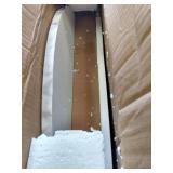 Nathan James Amalia Light Brown/Tan Marble-Laminate Round Bistro Dining Table