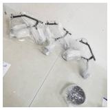Sputnik Chandelier with Clear Glass Shades (PRODUCT IS NOT EXACT ; Please see photos)