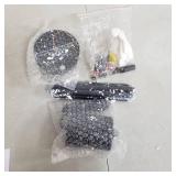 Sputnik Chandelier with Clear Glass Shades (PRODUCT IS NOT EXACT ; Please see photos)