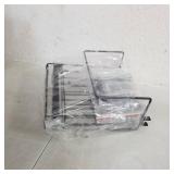 SAYZH Over Sink Dish Drying Rack, 2 Tier Adjustable Width (25.5 to 33.5 Inch) with Utensil Holder, Kitchen Drainer, Countertop Organizer, Black