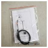 KSANA Dining Room Chandelier, 8 Kitchen Island Lights, Long, Brown