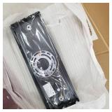 KSANA Dining Room Chandelier, 8 Kitchen Island Lights, Long, Brown