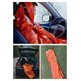 ACVCY Emergency Sleeping Bag, 2 Pack, Lightweight Emergency, Compact Survival Sleeping Bag, Waterproof, Emergency Thermal Blanket, Multipurpose Outdoor Survival Kit, Hiking, Camping
