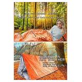 ACVCY Emergency Sleeping Bag, 2 Pack, Lightweight Emergency, Compact Survival Sleeping Bag, Waterproof, Emergency Thermal Blanket, Multipurpose Outdoor Survival Kit, Hiking, Camping