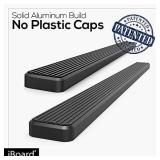 Off Roader Eboard Running Board 5" Black Fits 2019-2020 Chevy Silverado GMC Sierra 1500 Crew Cab(Exclude 2019 Silverado Sierra 1500 LD) (Nerf Bar | Side Steps | Side Bars)