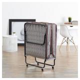 FirsTime & Co.Â® CIAO Comfort Folding Bed, Italian Crafted, Dark Gray, 74 x 31 x 15, (70025)