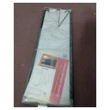 Rose Home Fashion Aluminum Alloy Thin Frame-48x14 Inch, Door Mirror, Over Door Mirror, Full Length Mirror, Wall Mirror, Door Hanging Mirror, Black Frame