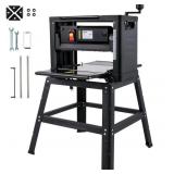 Vevor Thickness Planer Wood Planer 12" Woodworking Planer W/ Stand Dust Exhaust