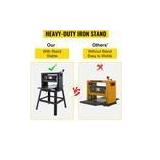 Vevor Thickness Planer Wood Planer 12" Woodworking Planer W/ Stand Dust Exhaust