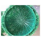 Sunnyglade 2 PCS 15.7 inch 4 Layers Artificial Plant Topiary Ball Faux Boxwood Decorative Balls for Backyard, Balcony,Garden, Wedding and Home DÃ©cor