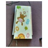 Gentle Monster Baby Play Mat, Extra Large Foldable Play Mat for Baby, Portable Baby Crawling Mat, Waterproof Non Toxic Anti Slip Soft Foam Reversible Playmat for Infants Toddlers and Kids 77" x 70"