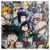 Anime My Hero Academia Mha Poster Printed on Canvas for Living Room Decoration, Gift