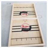 2 in 1 Ice Hockey Game, Fast Sling Puck Game Sports Board Game Winner Board Games 2 in 1 Slingshot Table Desktop Battle Toys for Parent-Child Adults Kids , Large 22x 11.5 INCH