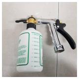 Rocky Mountain Goods Hose Attachment with Bottle - For Spraying Fertilizers, Soap, Pesticides, Chemicals, Insecticides - Dilution Mix Adjuster - Tree / Garden Nozzle Angle Adjustment