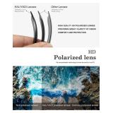 Unisex Polarized Sunglasses Stylish Sun Glasses for Men and Women Color Mirror Lens Multi Pack Options 3 Pack