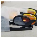 Unisex Polarized Sunglasses Stylish Sun Glasses for Men and Women Color Mirror Lens Multi Pack Options 3 Pack