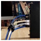 Cat 7 Ethernet Cable, DanYee Nylon Braided 10ft CAT7 High Speed Professional Gold Plated Plug STP Wires CAT 7 RJ45 Ethernet Cable