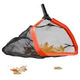 SUNYPLAY Pool Skimmer Net,Heavy Duty Pool Leaf Skimmer,Premium Leaf Rake Catcher with Deep Net Bag,Fast Cleaning