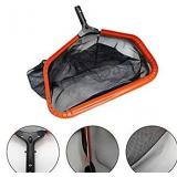 SUNYPLAY Pool Skimmer Net,Heavy Duty Pool Leaf Skimmer,Premium Leaf Rake Catcher with Deep Net Bag,Fast Cleaning