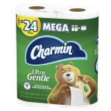 Charmin Ultra Gentle Toilet Paper Mega Rolls - 286.0 ea x 6 pack
