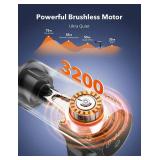 TaoTronics Massage Gun, Muscle Gun with Up To 10 H Battery Life, 3200rpm/Min Vibrating Reach Deep Tissue, Ultra Quiet And Portable Percussion Massager Gun