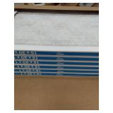Aerostar 16x20x1 MERV 8 Pleated Air Filter, AC Furnace Air Filter, 6 Pack (Actual size 15 3/4"x 19 3/4" x 3/4")
