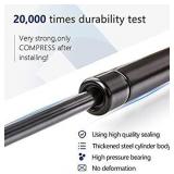 Rear Glass Struts Compatible with 1997-2006 Jeep Wrangler Shocks - Rear Glass WINDOW Replacement Strut - Gas Charged Lift Supports (Pair / 2pc)