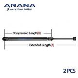 Rear Glass Struts Compatible with 1997-2006 Jeep Wrangler Shocks - Rear Glass WINDOW Replacement Strut - Gas Charged Lift Supports (Pair / 2pc)