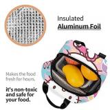 Lunch Box Large Capacity Lunch Bag Cute Insulated Bento Lunch Box for Kids Women pattern varies from stock photo