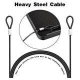 Younion Pistol Safe, Portable Travel Gun Safe,Handgun Lock Box, Gun Safes for Cars, Black missing one foam insert