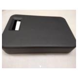 Younion Pistol Safe, Portable Travel Gun Safe,Handgun Lock Box, Gun Safes for Cars, Black missing one foam insert