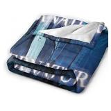 Supernatural Merch Fuzzy Fluffy Plush Micro Soft Flannel Throw Blanket Fit Couch Chair Bed Sofa, Machine Washable 60x50 inch black and white not color see pictures