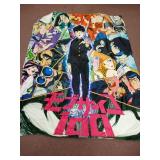 Mob Psycho - Collage Throw Blanket 50x60 inches