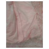 Pink Area Rug for Girls Bedroom,Fluffy Shag Rug 70"x48