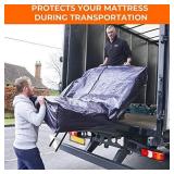 Mattress Bags for Moving â Reusable Mattress Storage Bag Queen Size with Carry Handles â Extra Thick, Heavy Duty Protector, Plastic Mattress Cover for Moving 82âx79â (Queen
